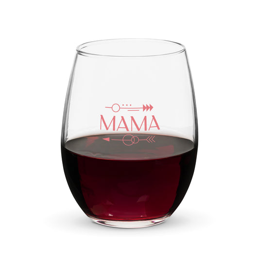 Stemless wine glass