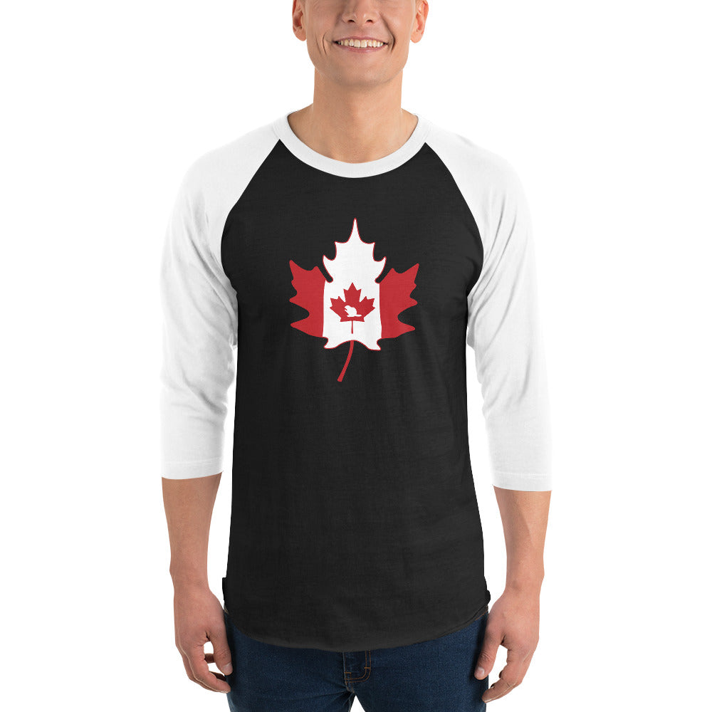 3/4 sleeve raglan shirt