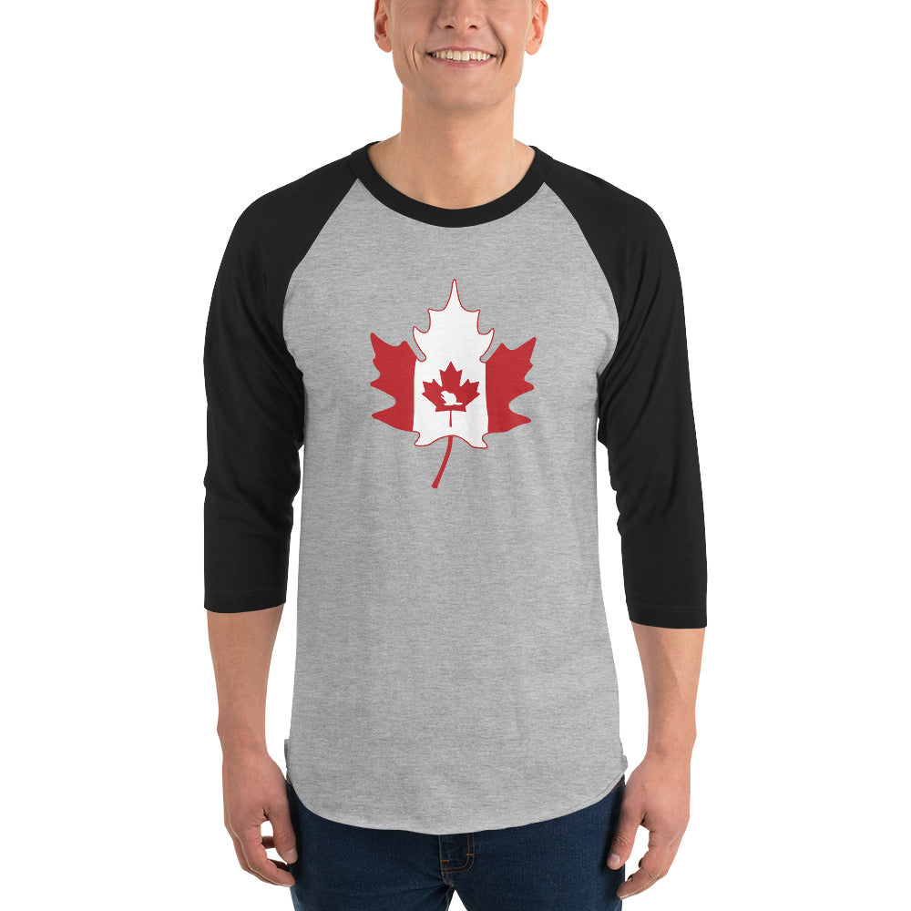 3/4 sleeve raglan shirt