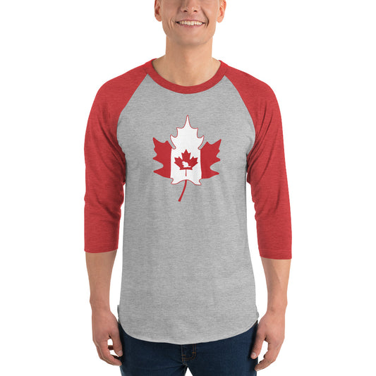 3/4 sleeve raglan shirt