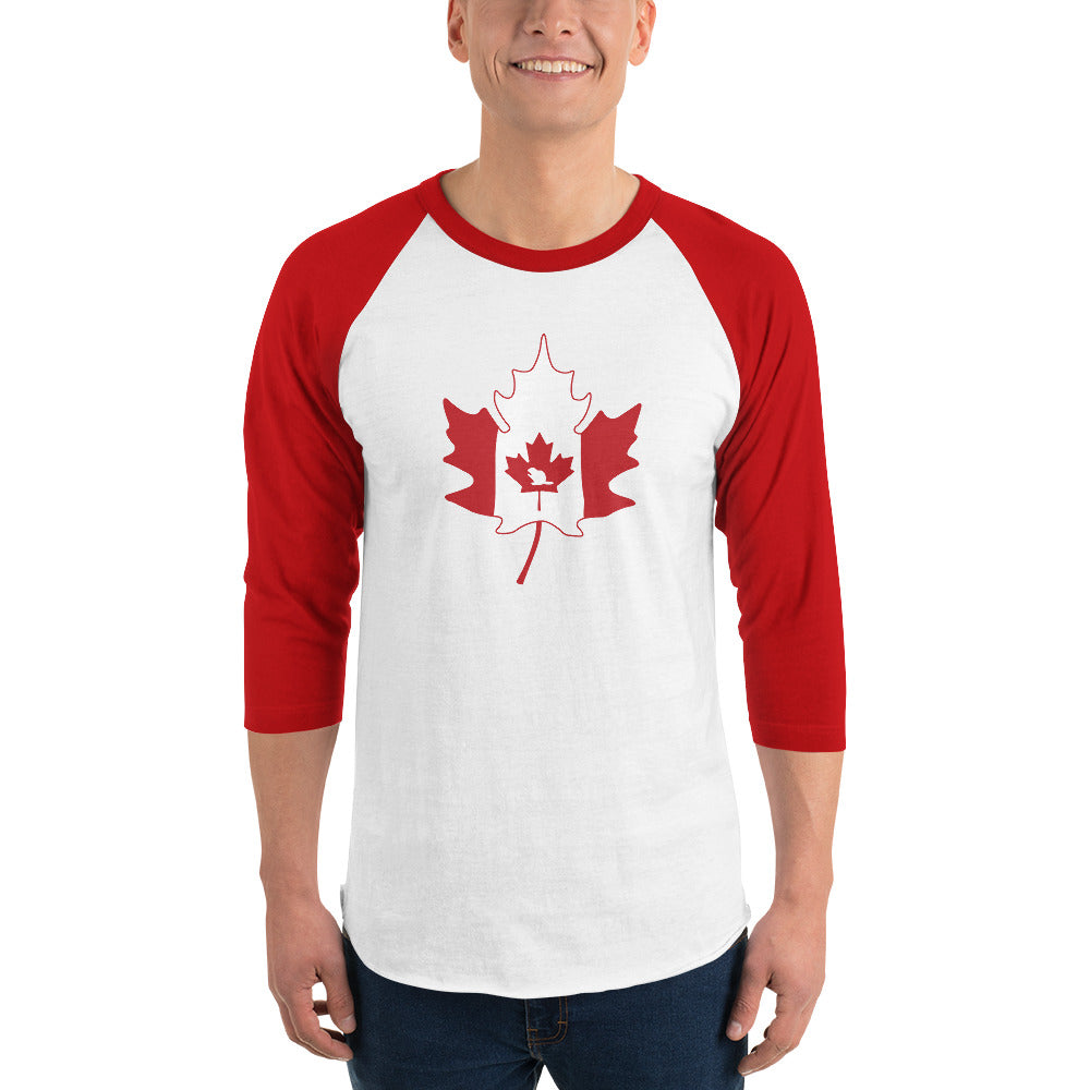 3/4 sleeve raglan shirt