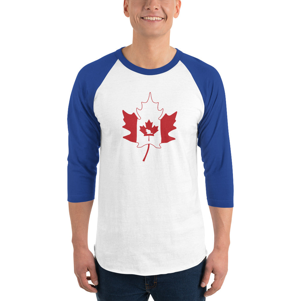 3/4 sleeve raglan shirt