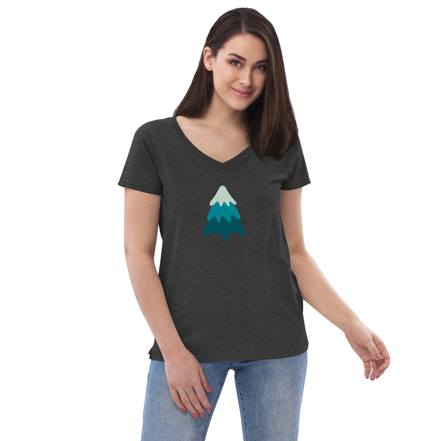 Women’s recycled v-neck t-shirt