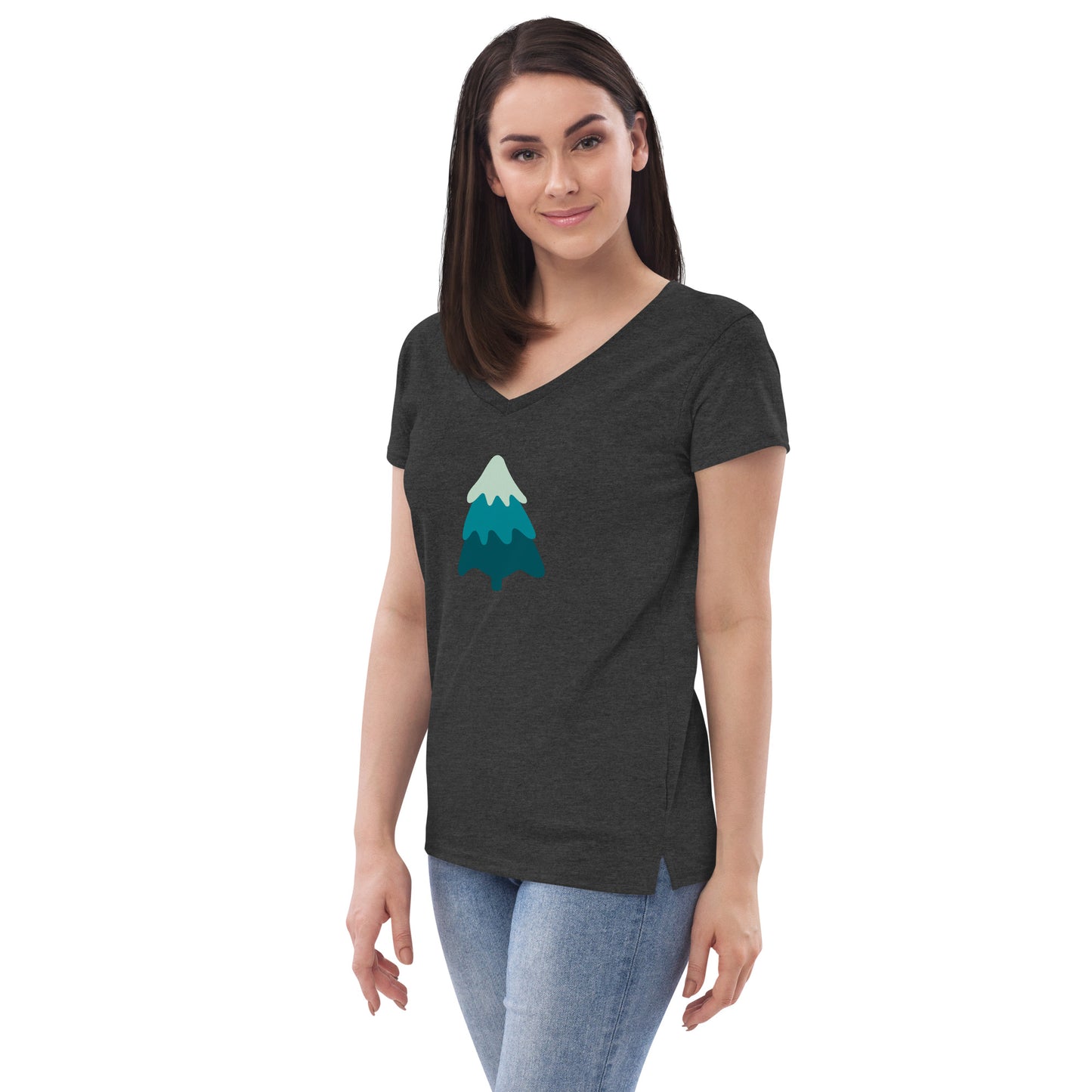 Women’s recycled v-neck t-shirt