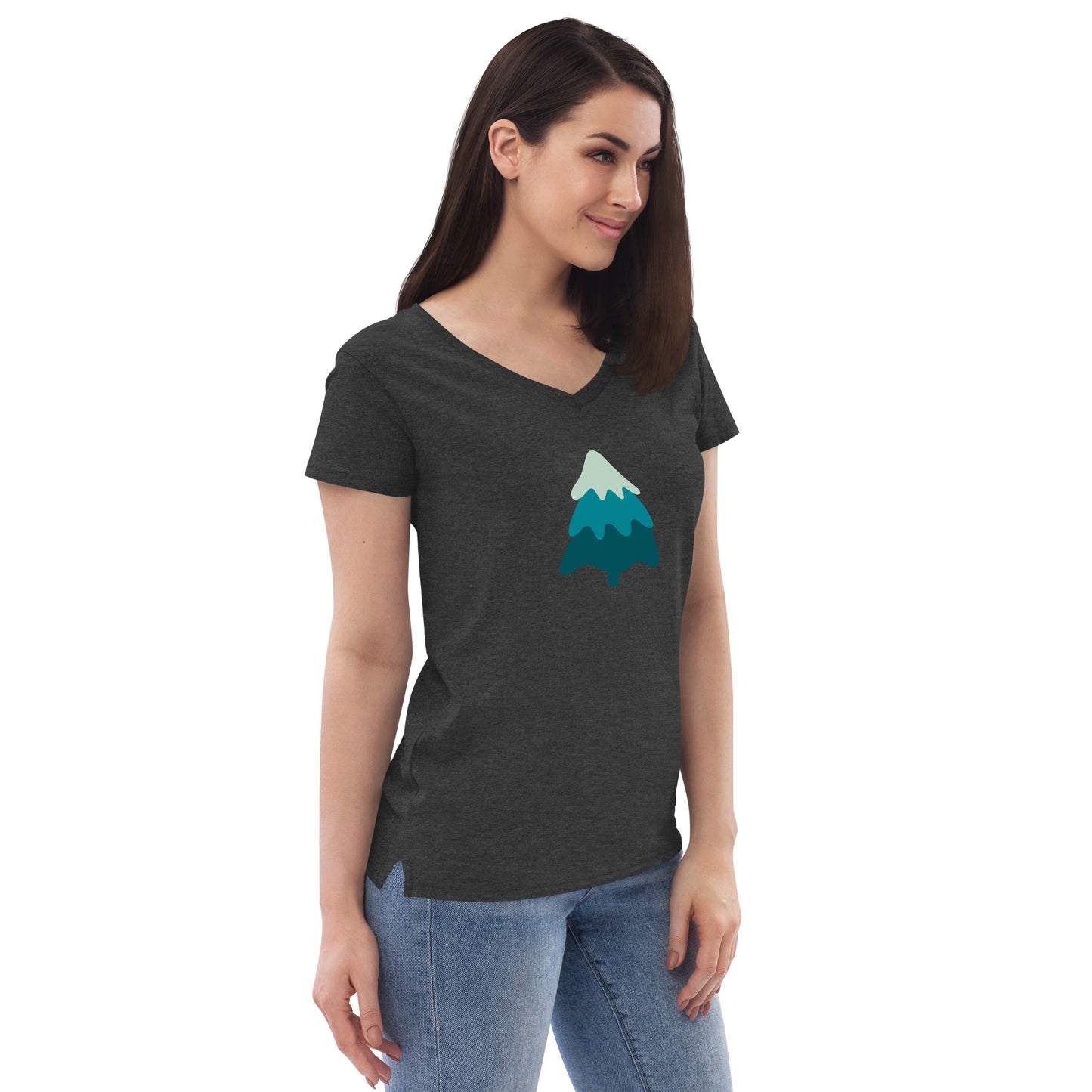 Women’s recycled v-neck t-shirt